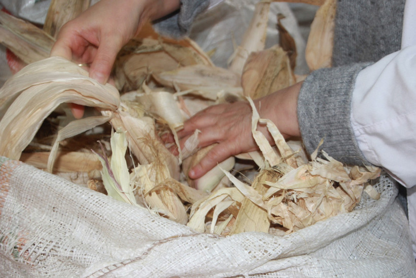 Mısır kabuklarından yapılan ürünler