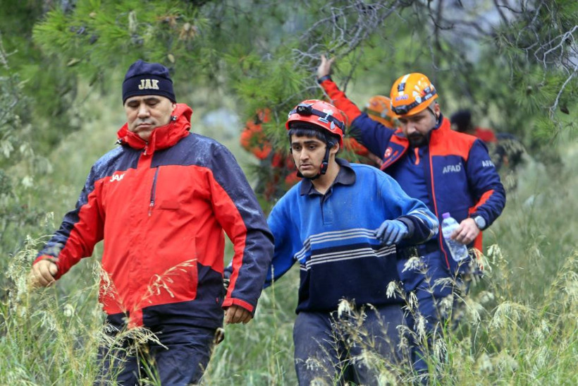 Drone ile yapılan kurtarma çalışması