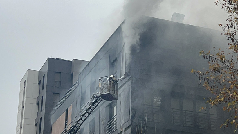 Yangın sonrası görüntü