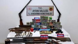 Aydın&rsquo;da Silah ve Uyuşturucu Operasyonu: 2 G&ouml;zaltı