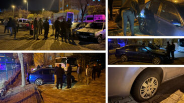 Aynı otoparktaki 5 otomobilin lastiği kesildi