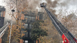 Bağdat Caddesi'nde Yangın: Bina K&uuml;l Oldu