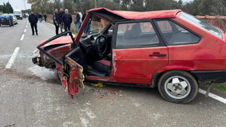 Balıkesir&rsquo;de Trafik Kazası: 3 Yaralı