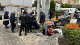 Beylikd&uuml;z&uuml;'nde Dengesini Kaybeden İş&ccedil;i R&ouml;gara D&uuml;şt&uuml;