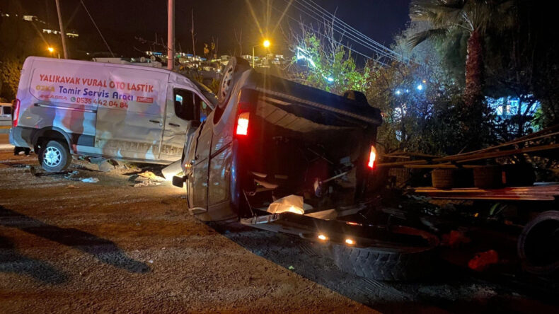 Bodrum'da Trafik Kazası: 1 Kişi Hayatını Kaybetti, 2 Kişi Yaralandı