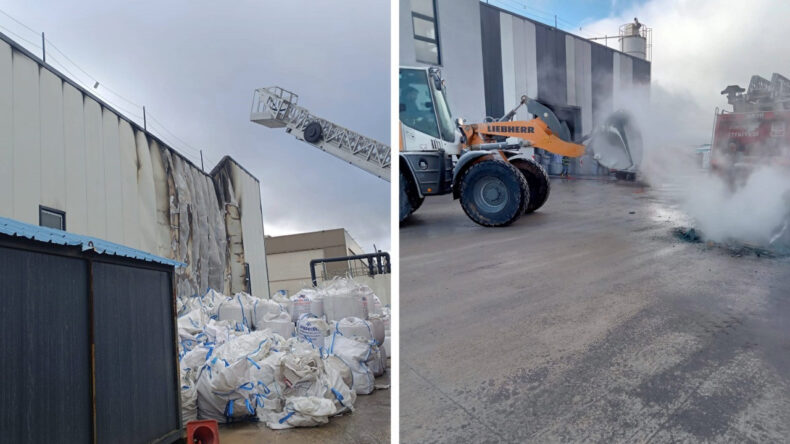 Bolu'da Fabrika Yangını Ortaya &Ccedil;ıktı