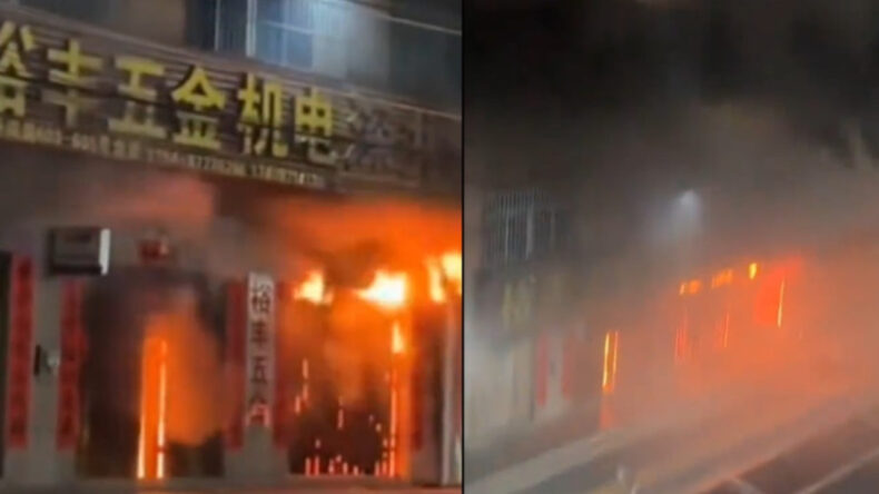 &Ccedil;in'de yangın trajedisi: Bina alevler i&ccedil;inde, can kaybı 12