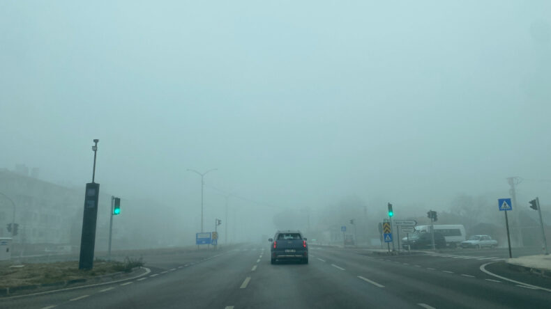 Çorum'da Yoğun Sis Etkili Oldu