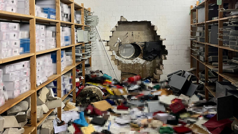 Duvar Delip Bankayı Soydular: Yeni Görüntüler Yayınlandı