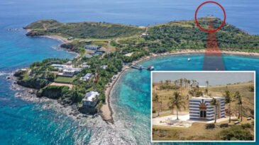 Epstein Adası'ndaki gizemli yapı g&uuml;ndem oldu