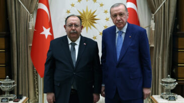 Erdoğan, YSK Başkanı ile G&ouml;r&uuml;şt&uuml;
