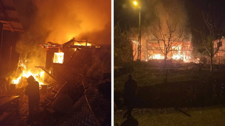 Evde Yangın, Okul Lojmanına Sı&ccedil;radı