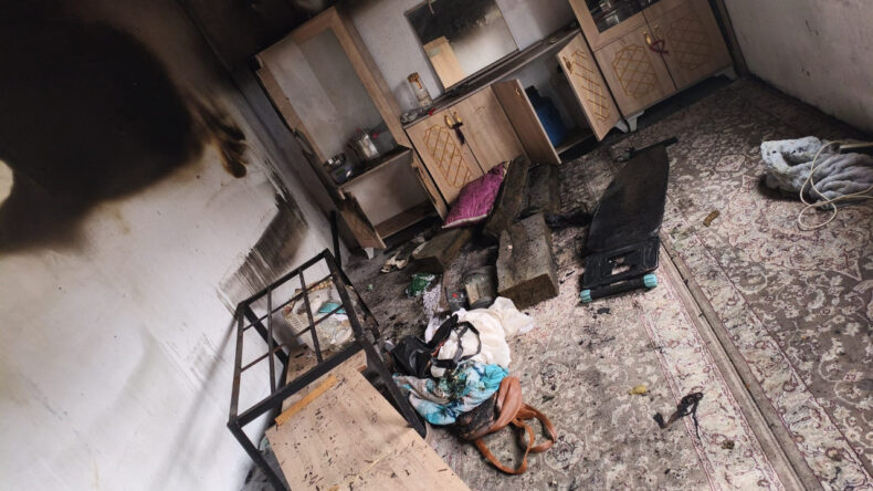 Evlerinde Sürekli Yangın: Bebek Yaralandı