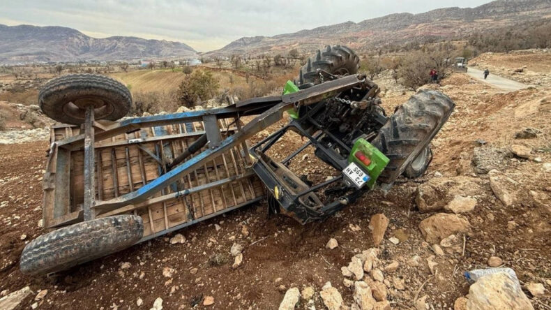 Gabar Dağı&rsquo;nda Trakt&ouml;r Kazası: 5&rsquo;i Ağır 13 Yaralı
