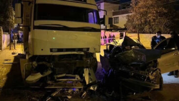 Gaziantep&rsquo;te Korkun&ccedil; Kaza: 2 Gen&ccedil; Hayatını Kaybetti