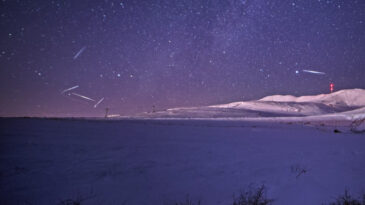 Geminid Meteorları Bitlis G&ouml;ky&uuml;z&uuml;n&uuml; Aydınlattı