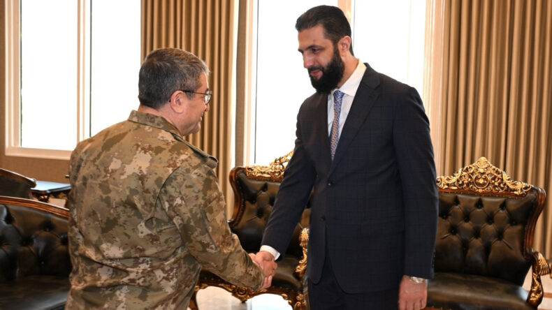 Genelkurmay Başkanı Bayraktaroğlu, Şam'da Şara ile Bir Araya Geldi