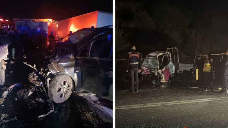 Hafif Ticari Araç ile Kamyonet Çarpıştı: Ölü ve Yaralılar Bulunuyor