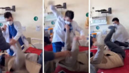 Hastasını d&ouml;verek uzaklaştırıldı