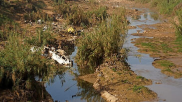 İspanya'yı Sel Vurdu