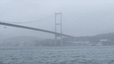 İstanbul Boğazı'nda Gemi Trafiği Durduruldu