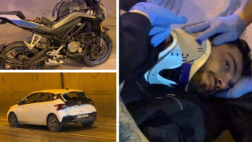 İstanbul&rsquo;da T&uuml;nel Kaza: Motosiklet S&uuml;r&uuml;c&uuml;s&uuml; Ağır Yaralandı