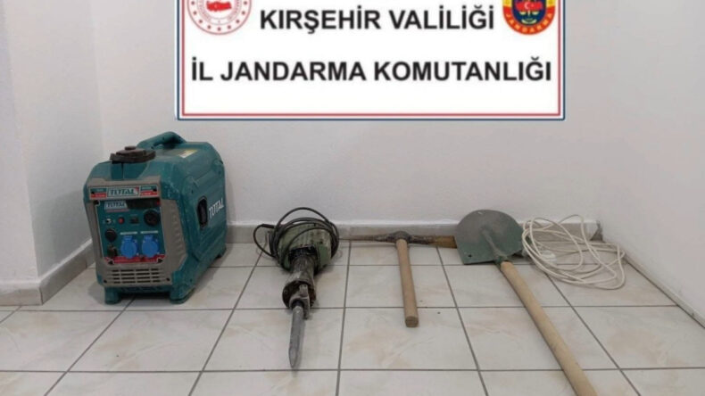 İzinsiz Kazı Su&ccedil;&uuml;st&uuml; Yakalandı
