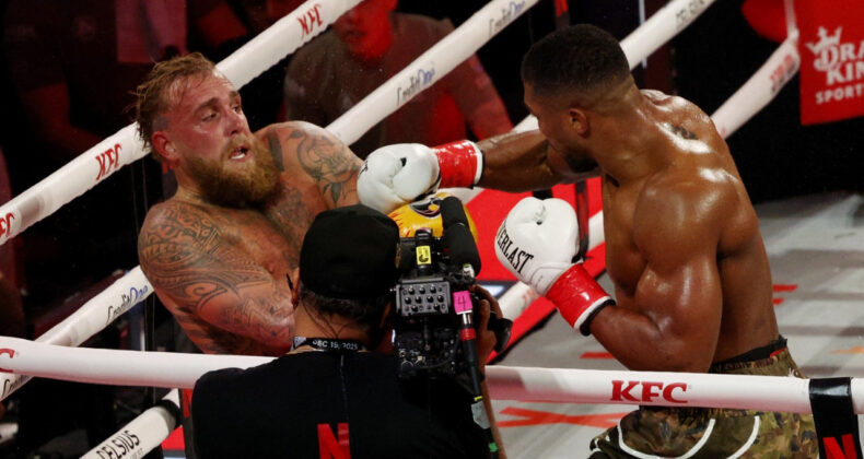 Joshua&rsquo;dan Jake Paul&rsquo;a ringde sert ders: 6. rauntta gelen nakavt