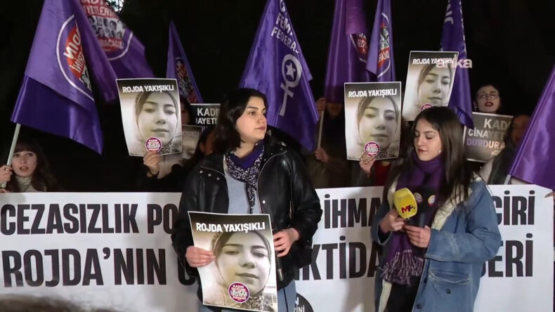 Kadın Cinayetlerini Durduracağız Platformu'ndan TBMM &Ouml;n&uuml;nde Protesto