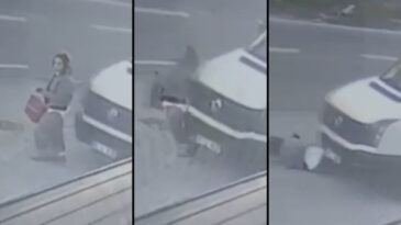 Kadını Ezdi, Fark Etmeden Yola Devam Etti