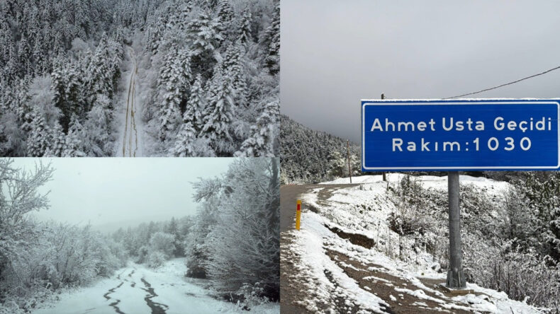 Karabük’te Yüksek Kesimlerde Kar Manzaraları