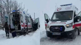 Kardan Kapanan Yolda Hastaneye Yetişemeden Doğum Ger&ccedil;ekleşti