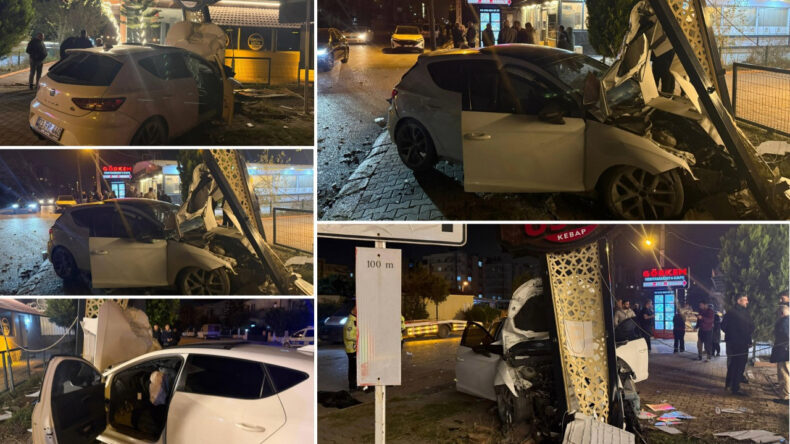 Kaza Yapan S&uuml;r&uuml;c&uuml;, Aracını Bırakıp Ka&ccedil;tı