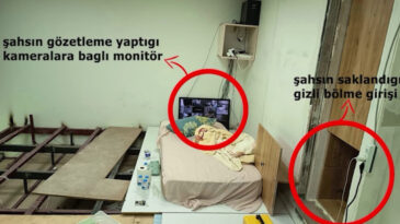 Kendi Yaptığı Gizli Odada Saklandı, Polisten Ka&ccedil;amadı