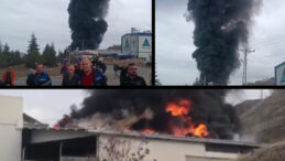 Kırıkkale'de Fabrika Yangını