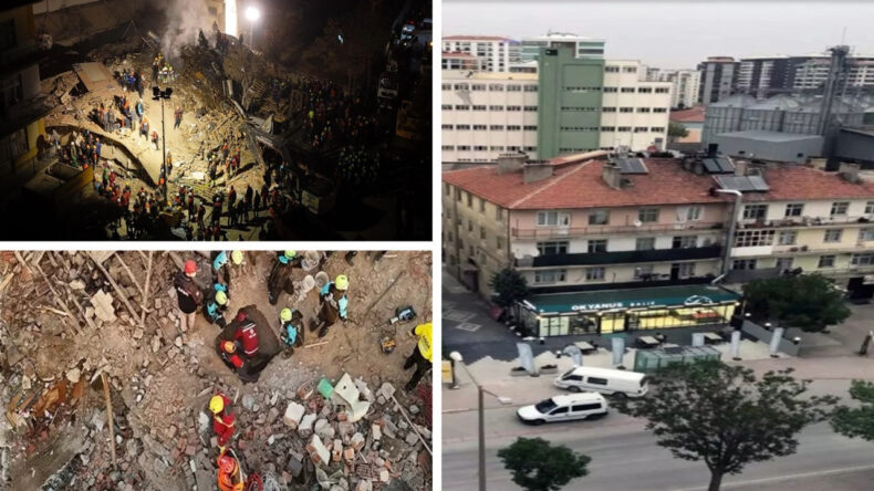 Konya'da Çöken Binanın Duvarları 10 Santimetre Eksik Çıktı