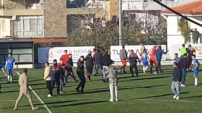 Kuşadası'nda Maç Sonrası Gerginlik: Futbolcular Arasında Kavga