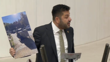 K&uuml;rs&uuml;de &ccedil;arpıcı fotoğraf: "Burası neresi biliyor musunuz?"