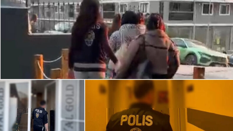 Masaj Salonlarına Yapılan Fuhuş Operasyonunda 15 G&ouml;zaltı