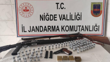 Niğde'de Yasadışı Silahlanmaya Operasyon: 1 G&ouml;zaltı