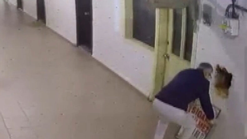 Ofis Kiralayıp Duvarı Delip 40 Bin Dolar Değerindeki Saati &Ccedil;aldılar