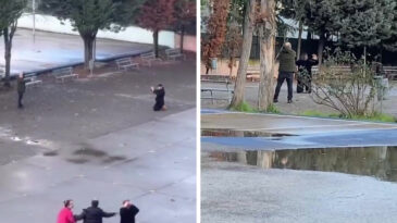 Okul Bah&ccedil;esinde Silahlı Rehine Krizi