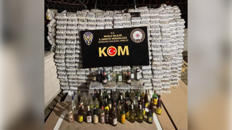 Otel Deposunda 100 Bini Aşan Ka&ccedil;ak İ&ccedil;ki Ele Ge&ccedil;irildi