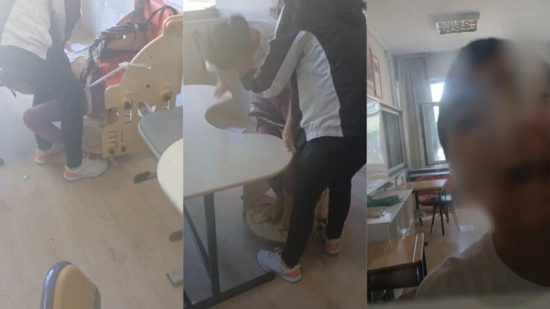 Otizmli &Ouml;ğrencilerin Sıraya Bağlandığı G&ouml;r&uuml;nt&uuml;lere İnceleme