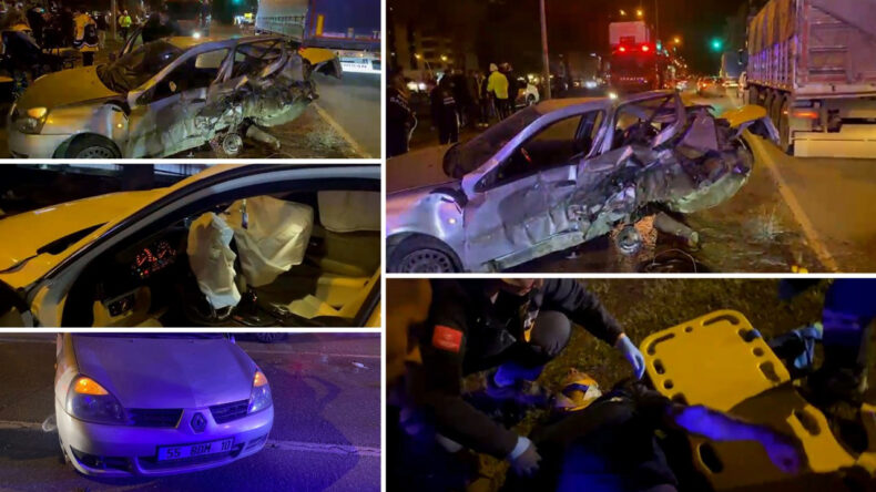 Otomobile Arkadan &Ccedil;arpıp Ka&ccedil;tı; 2 Uzman &Ccedil;avuş Yaralı