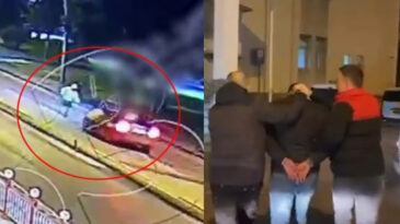 Polis Uygulamasından Ka&ccedil;arken Memura &Ccedil;arptı