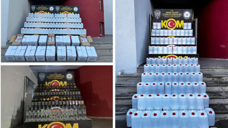 Polis Yılbaşı &Ouml;ncesi Hareketli: 2 Bin Litre Sahte Alkol Ele Ge&ccedil;irildi