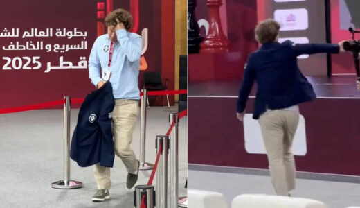 Satran&ccedil; Şampiyonu Magnus Carlsen'den Agresif Hareketler: Hırsını Kameradan &Ccedil;ıkardı