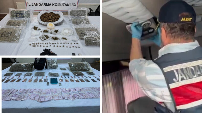 Servis aracı uyuşturucu deposu &ccedil;ıktı: 30 milyonluk sevkiyat yakalandı