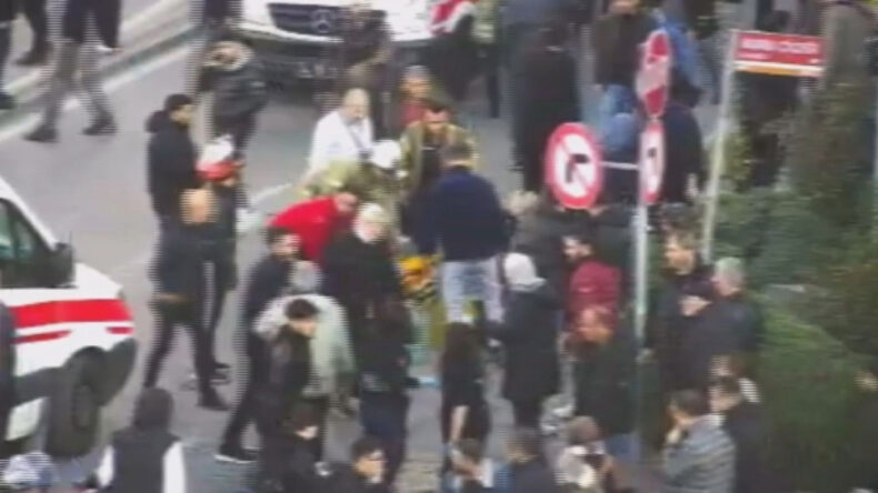 Şişli'de korkun&ccedil; kaza! Otomobil yaya ge&ccedil;idinde facia yarattı